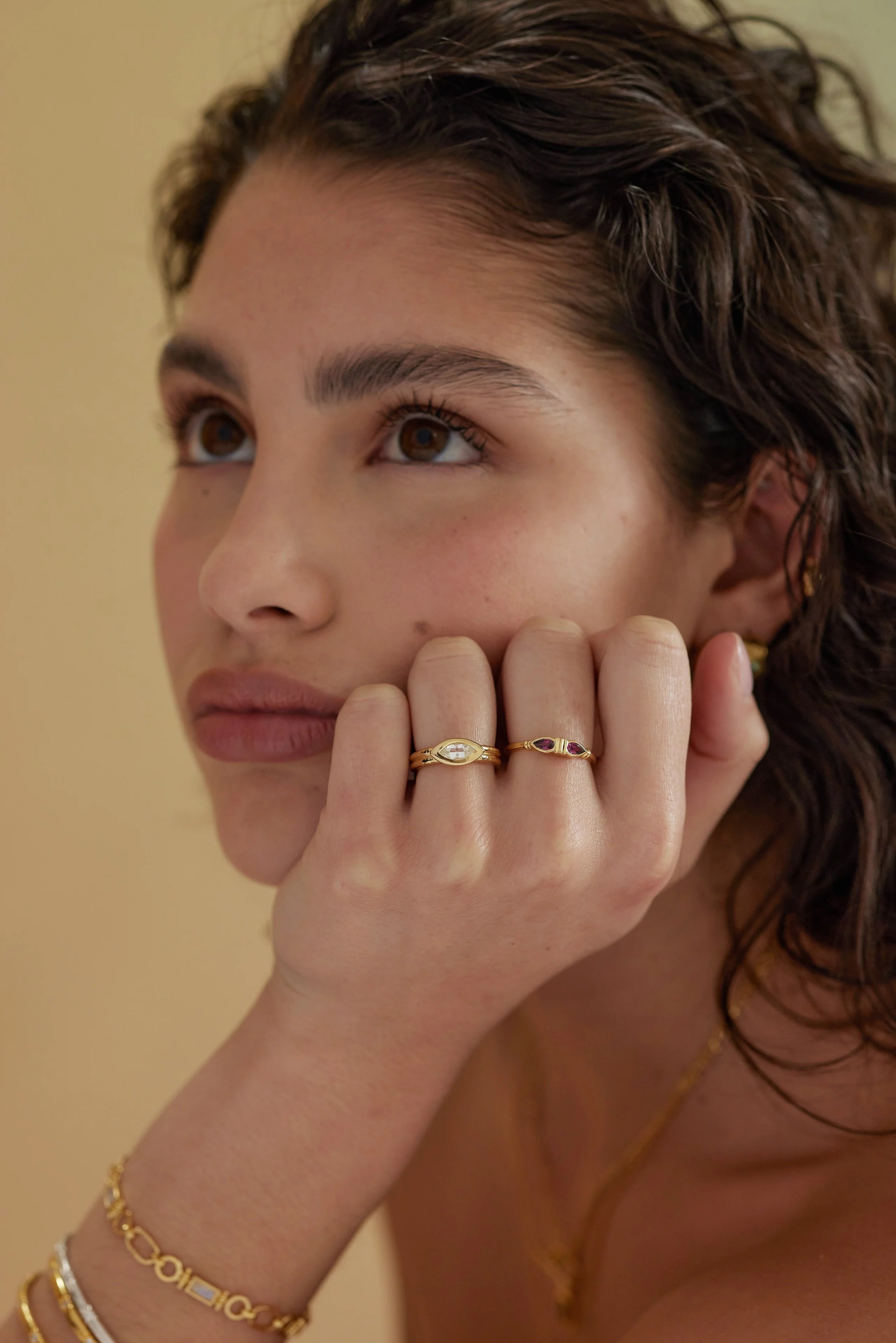 TONI MAY AMARA RING - MARQUISE TOPAZ