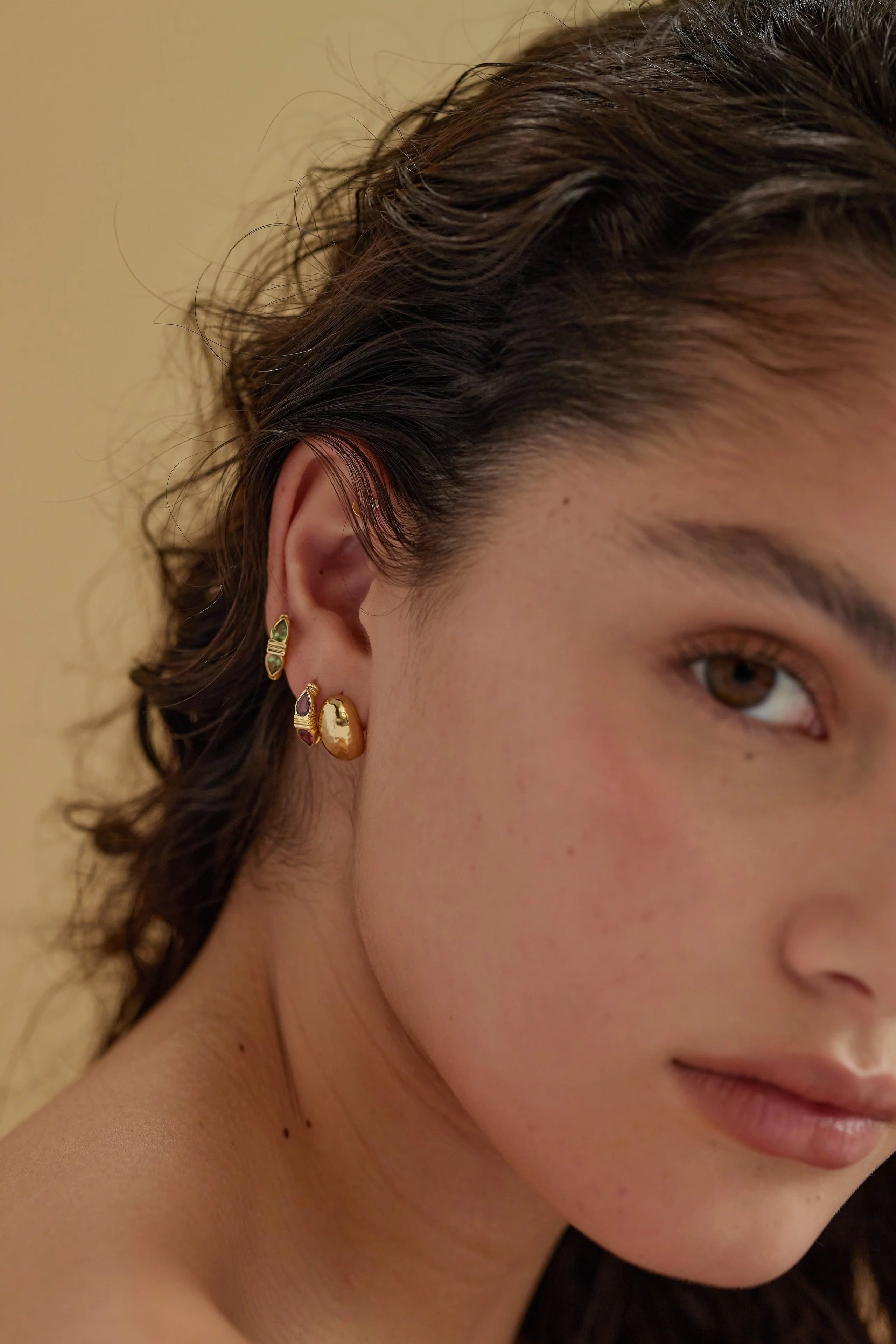 TONI MAY EDEN HUGGIES - APATITE/GOLD