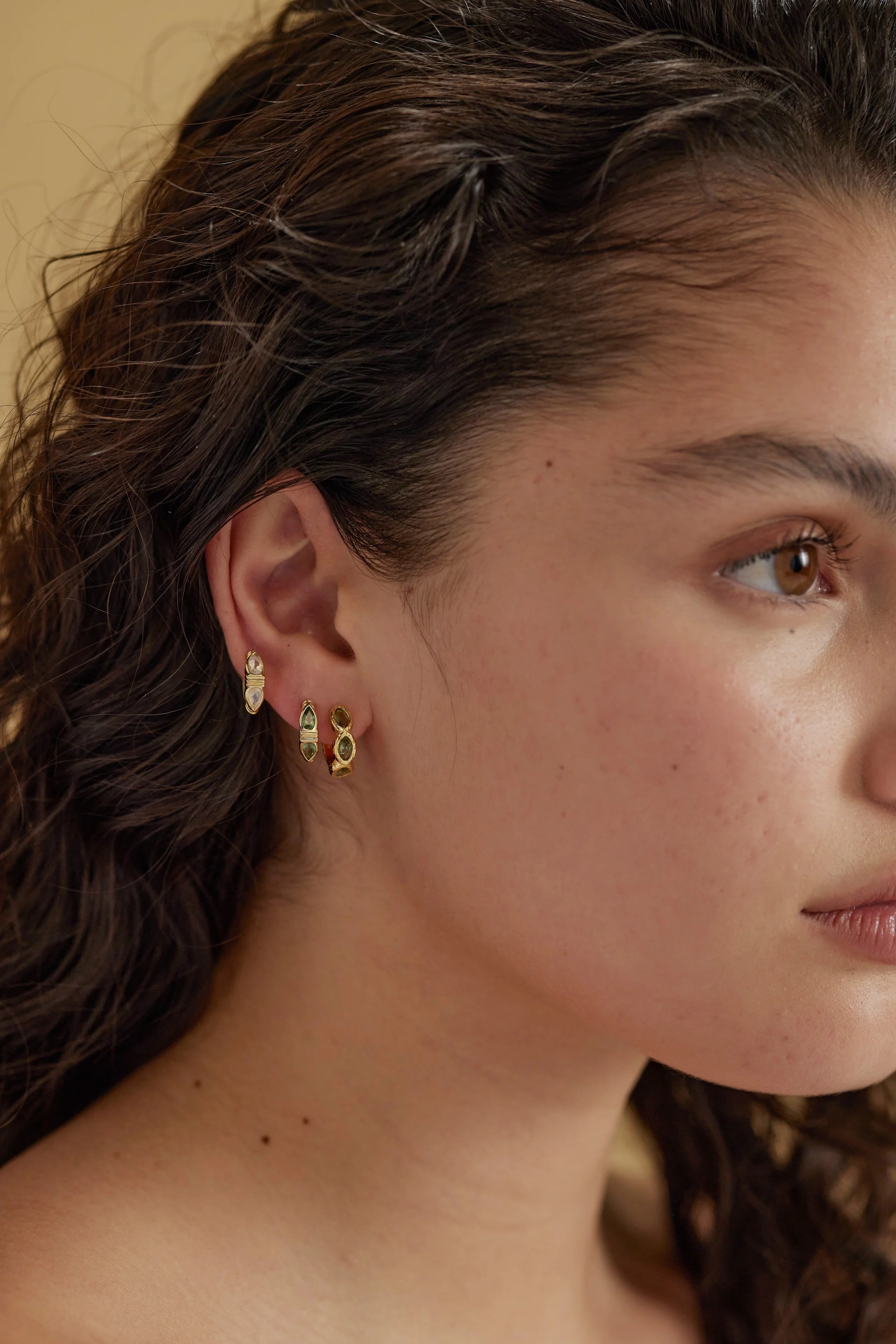 TONI MAY EDEN HUGGIES - APATITE/GOLD