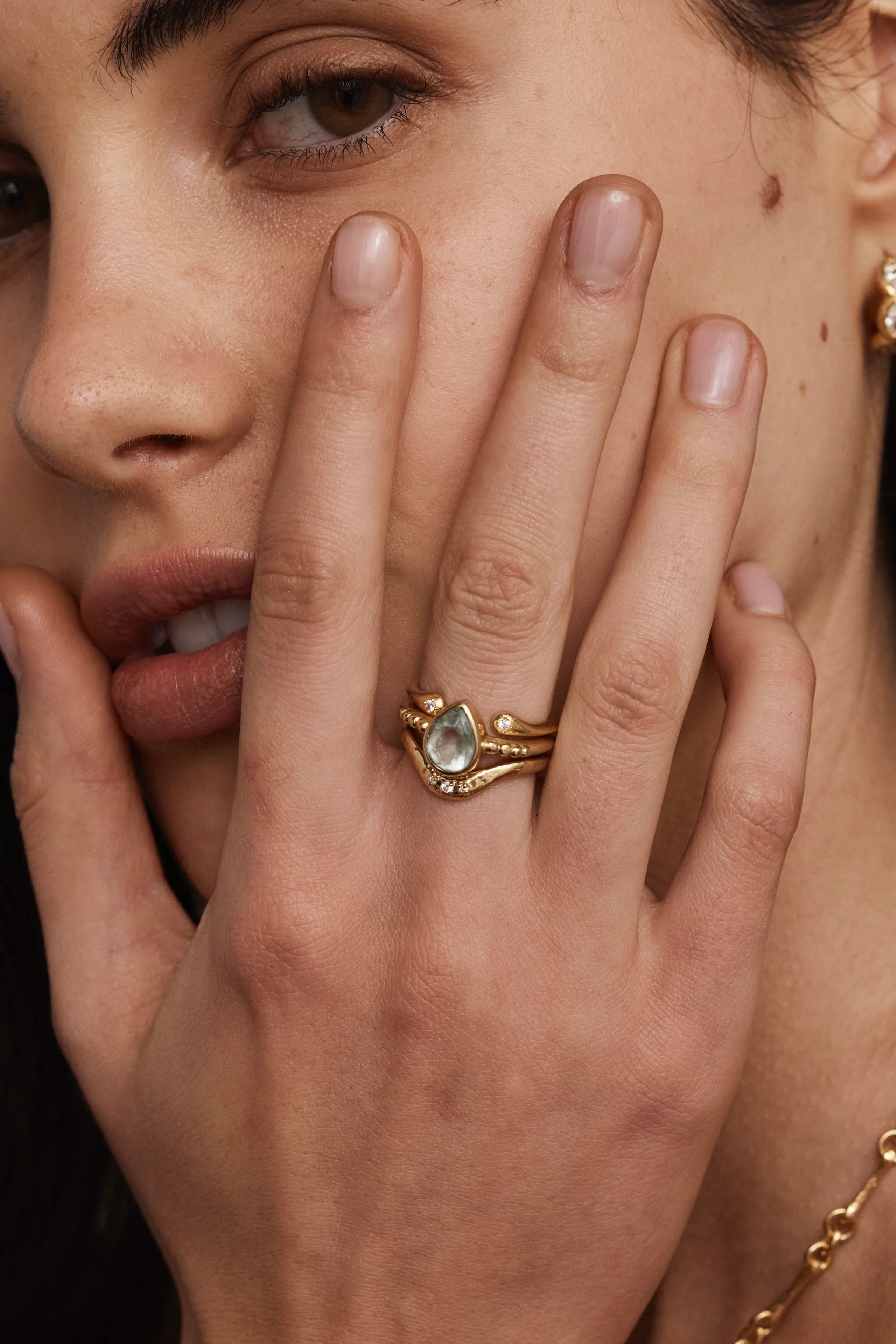 TONI MAY TIDAL STACKER - GOLD