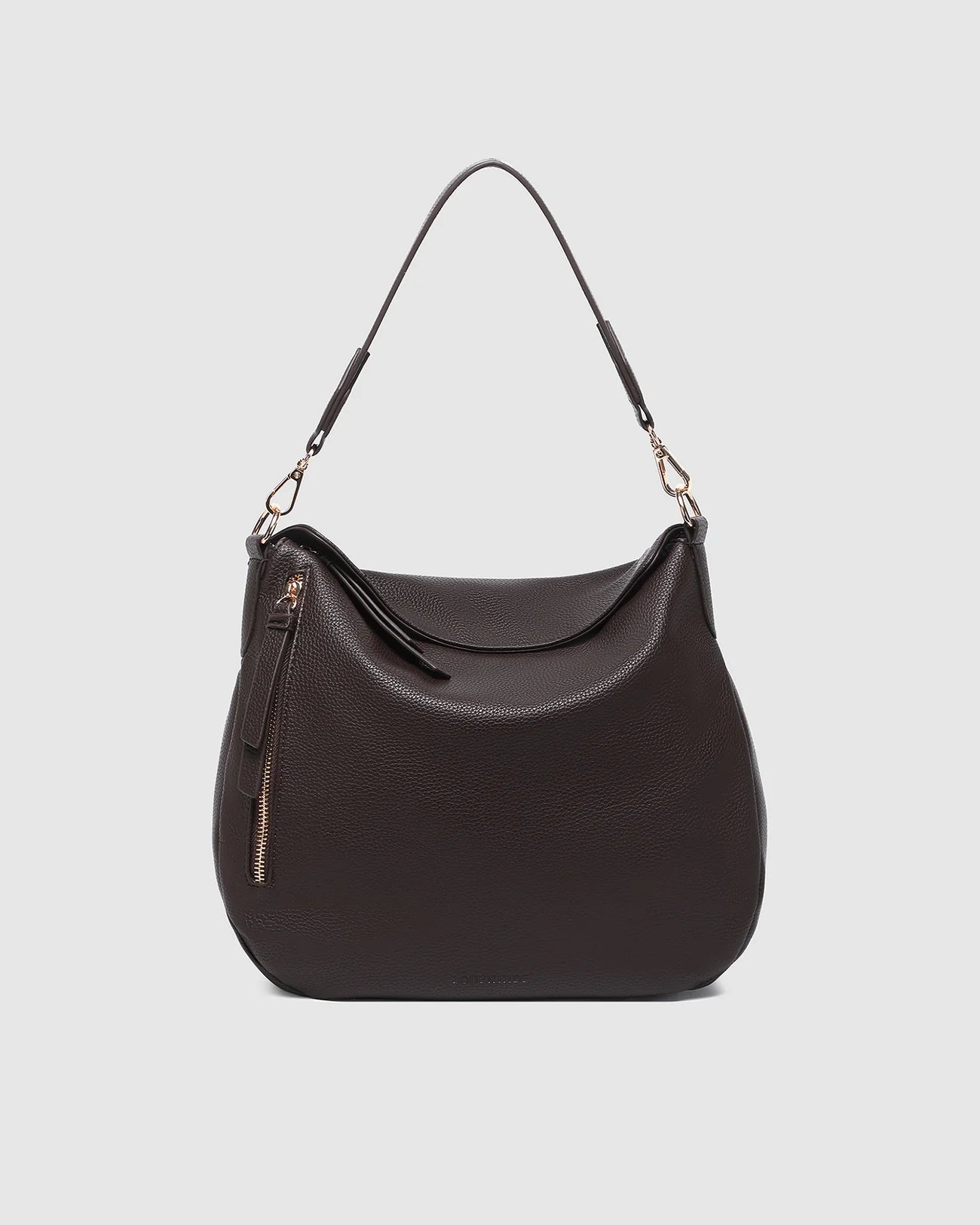 LOUENHIDE NADIA SHOULDER BAG - CHOCOLATE