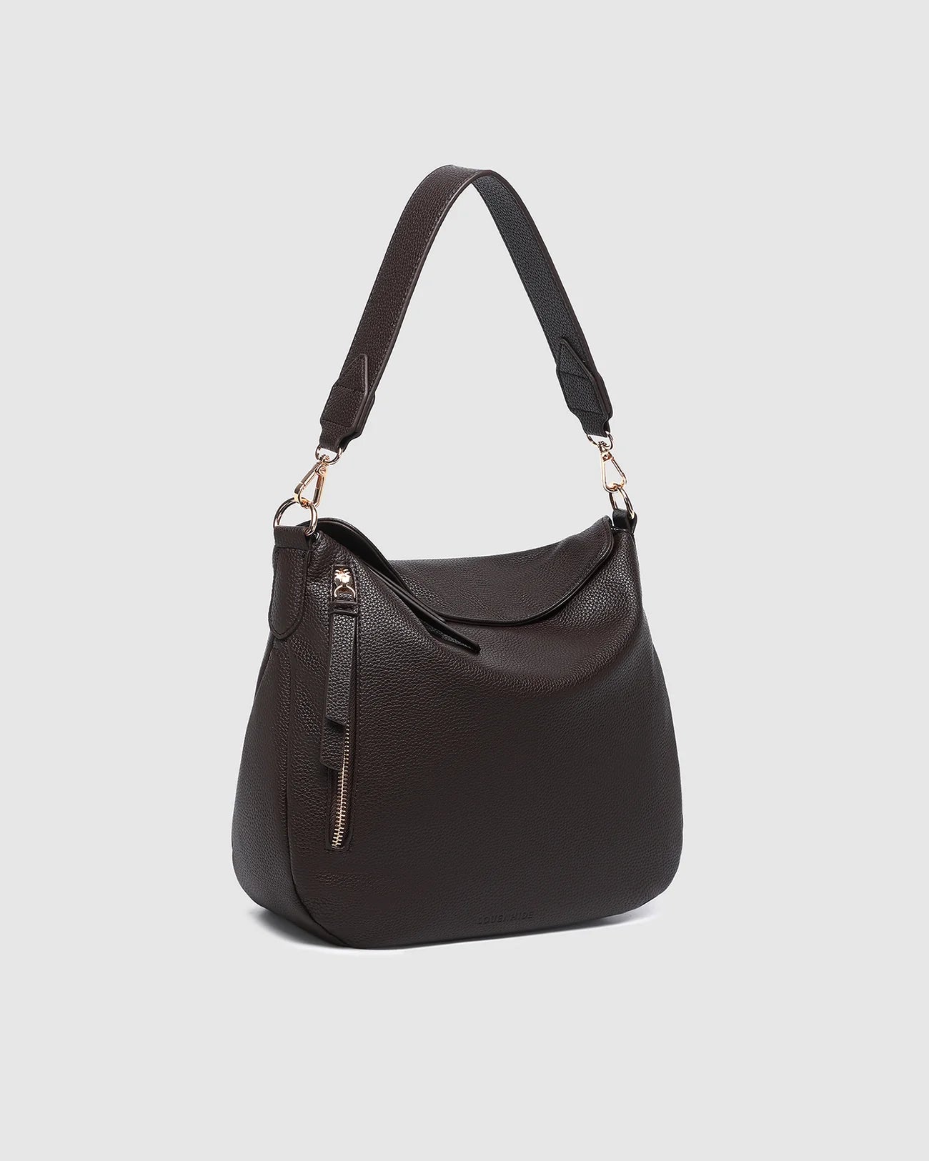 LOUENHIDE NADIA SHOULDER BAG - CHOCOLATE