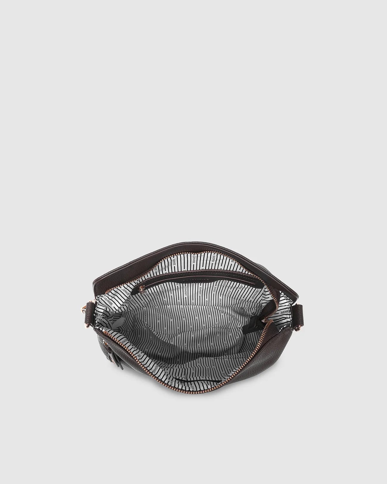 LOUENHIDE NADIA SHOULDER BAG - CHOCOLATE