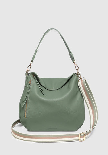 LOUENHIDE NADIA SHOULDER BAG - SAGE GREEN