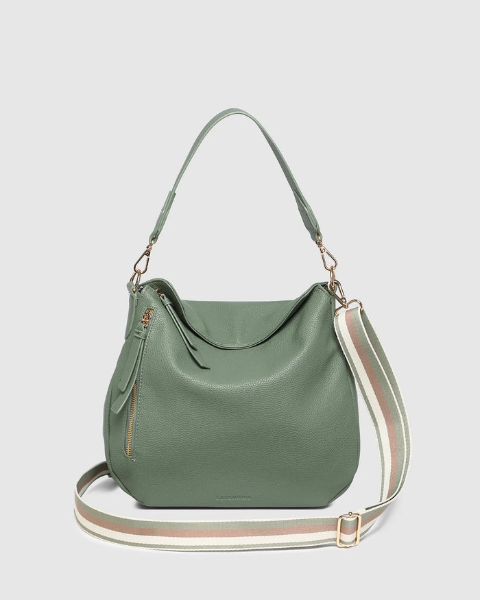 Load image into Gallery viewer, LOUENHIDE NADIA SHOULDER BAG - SAGE GREEN