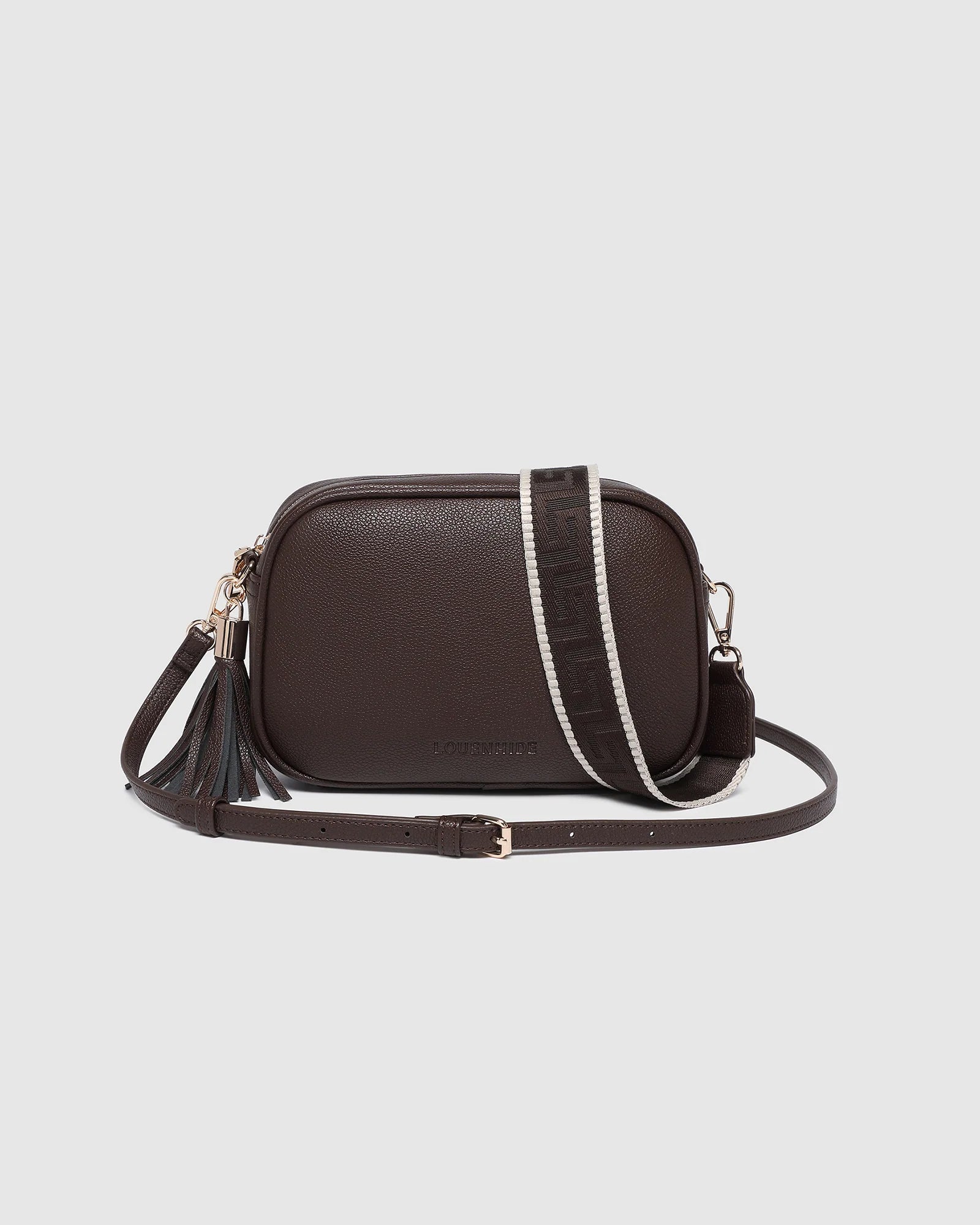 LOUENHIDE JACINTA GIA CROSSBODY BAG - CHOCOLATE