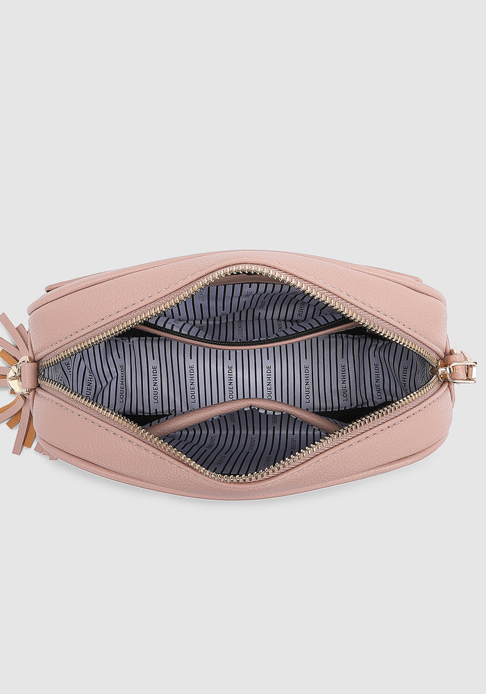 LOUENHIDE JACINTA CROSSBODY BAG - DUSTY PINK