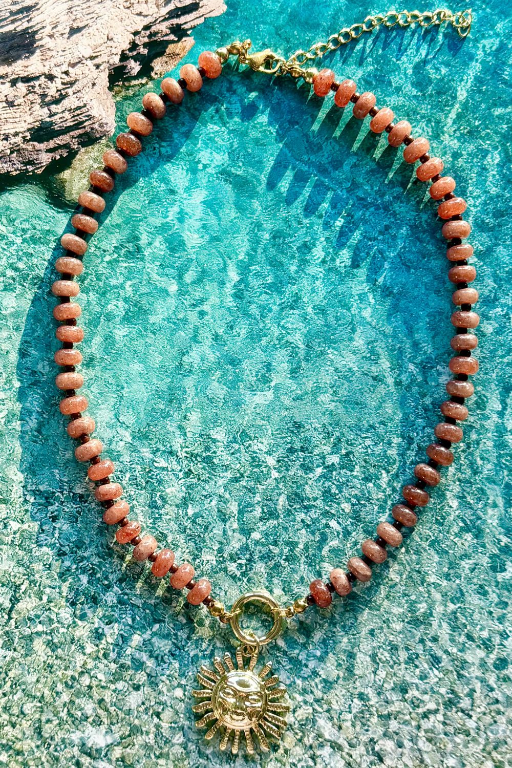 MOSK MELBOURNE SOLE MIO NECKLACE - CHOCOLATE