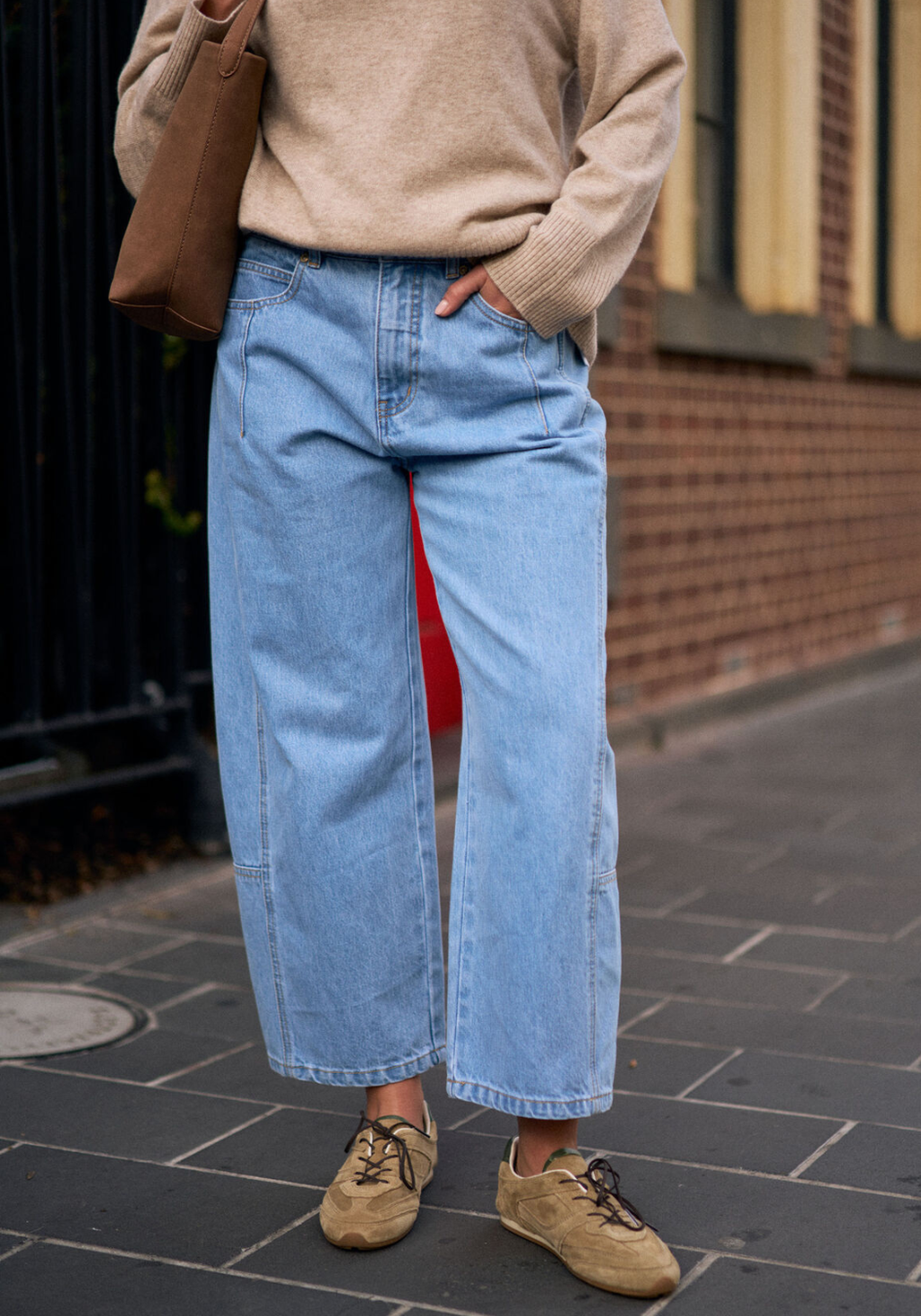 CERES LIFE DEMI BARREL JEAN - VINTAGE BLUE
