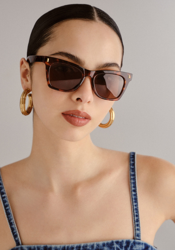 AIRE BELLATRIX SUNGLASSES - DARK TORT POLARISED