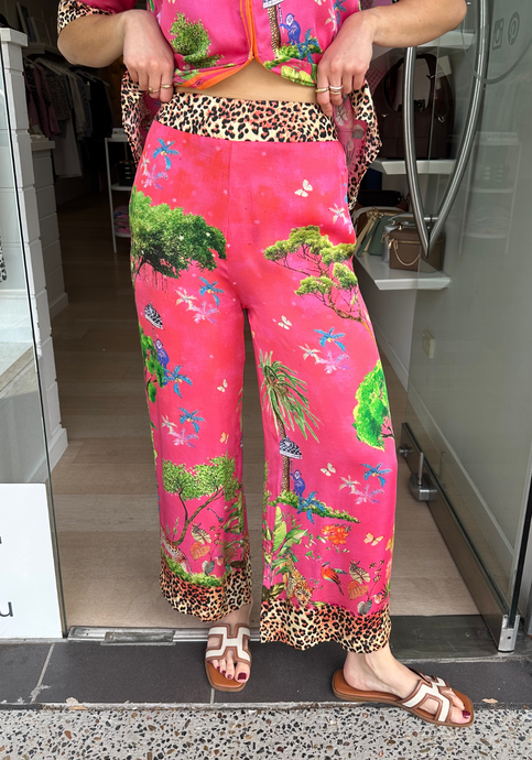 RUBYYAYA MATARAM PANT - CORAL
