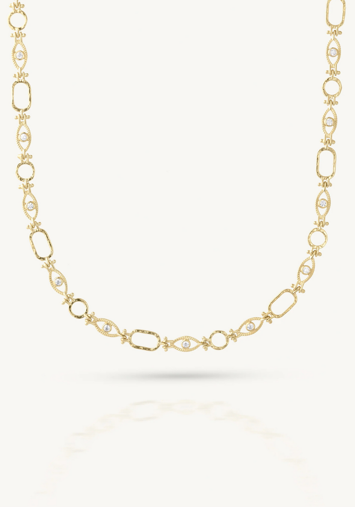 TONI MAY ALL SEEING EYE NECKLACE - GOLD