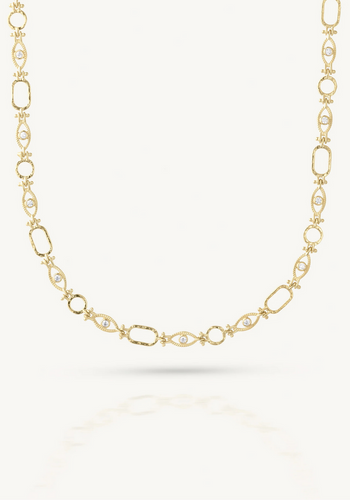 TONI MAY ALL SEEING EYE NECKLACE - GOLD