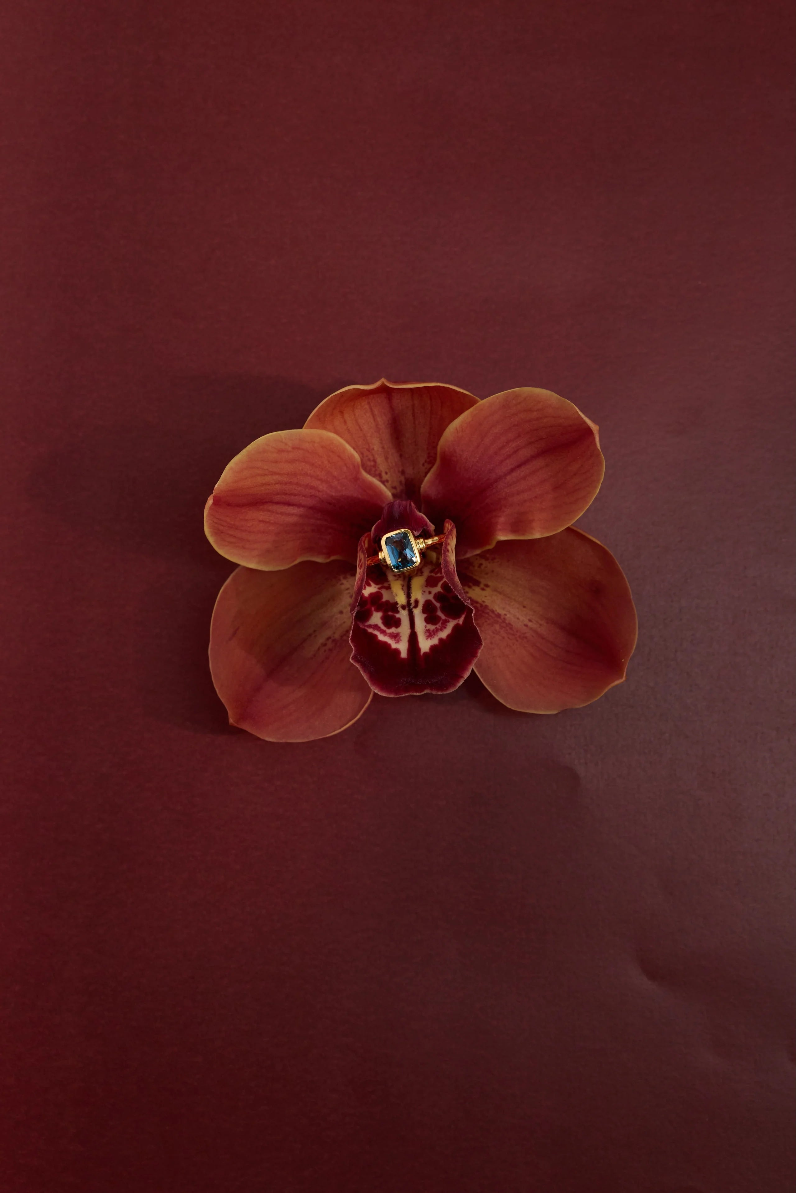 TONI MAY ROMY STACKER RING - TOPAZ