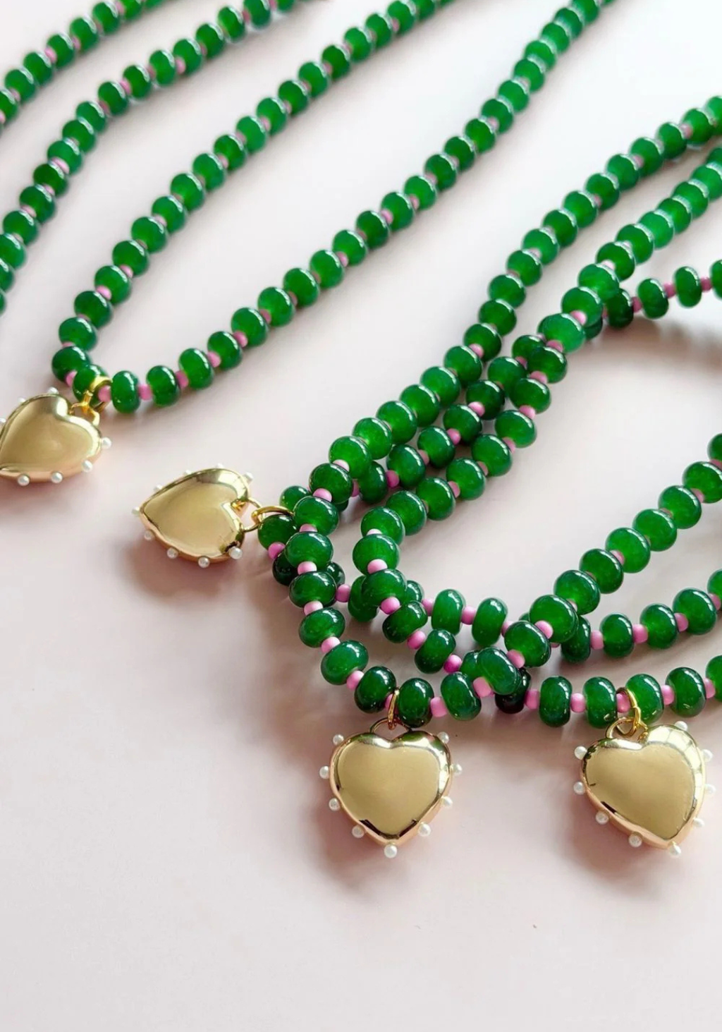 MOSK MELBOURNE GEM NECKLACE - EMERALD