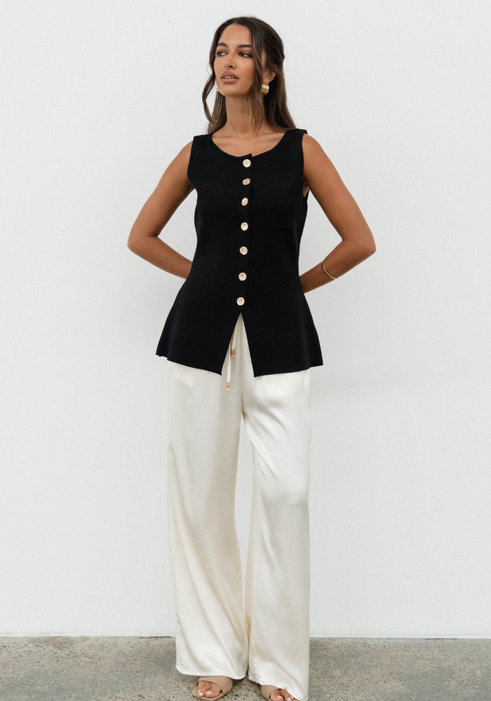 DANIA VEST - BLACK