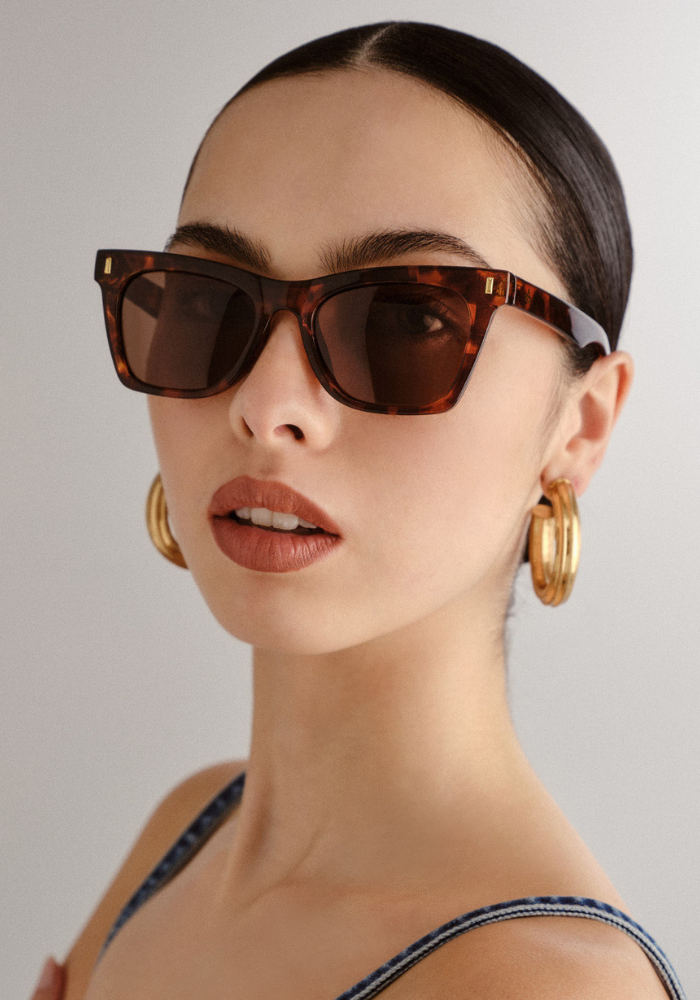 AIRE BELLATRIX SUNGLASSES - DARK TORT POLARISED