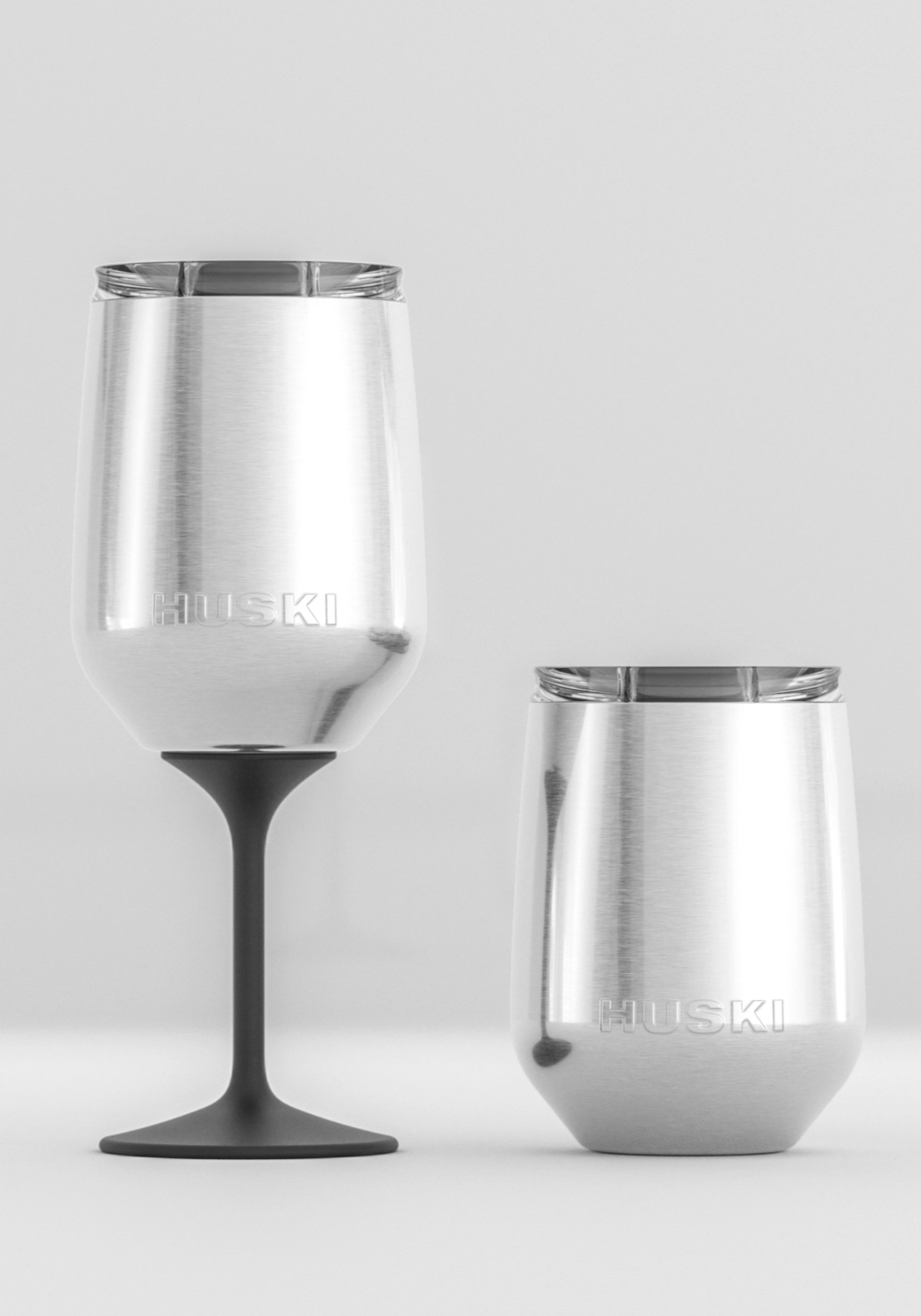 HUSKI WINE TUMBLER 2.0 - WHITE