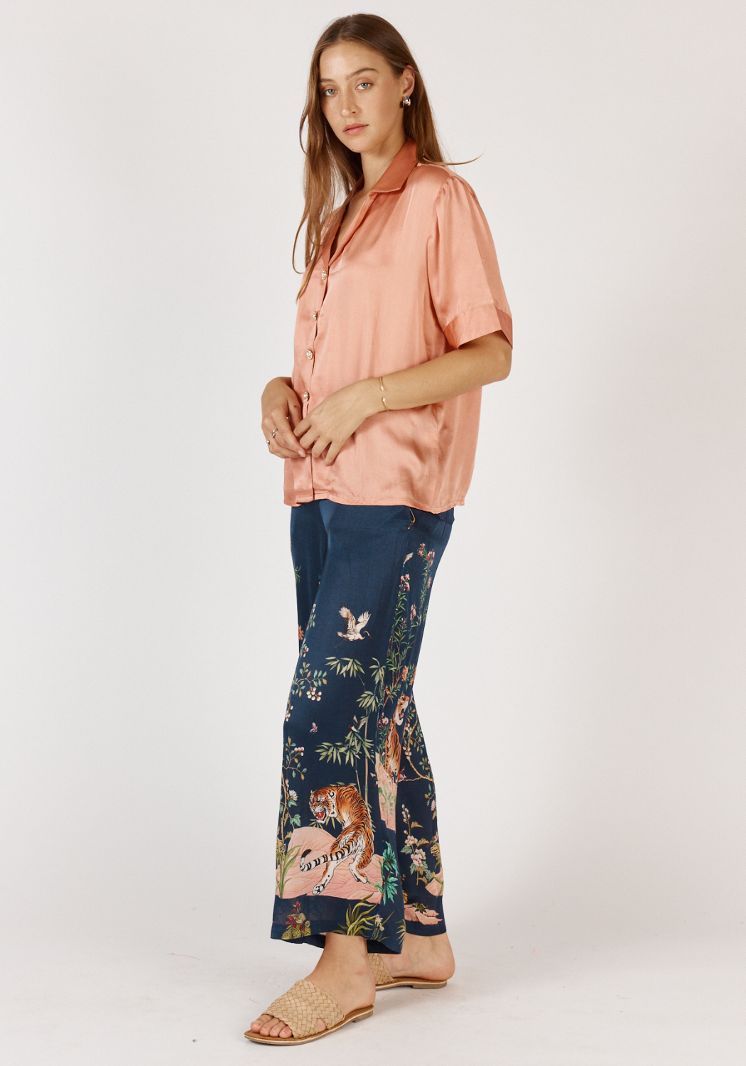 RUBYYAYA MACHALI PANT - NAVY