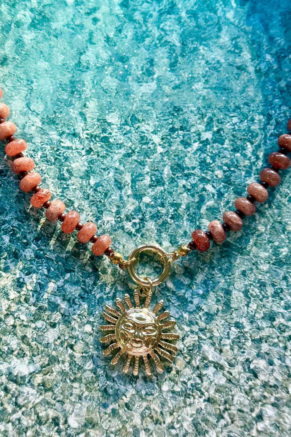 MOSK MELBOURNE SOLE MIO NECKLACE - CHOCOLATE
