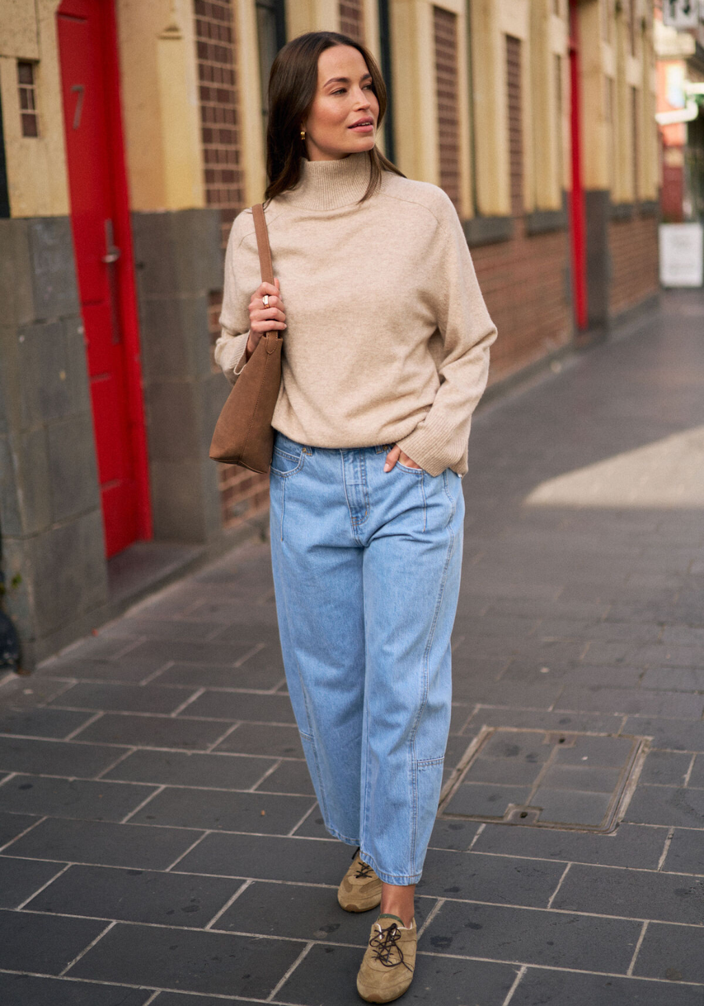 CERES LIFE DEMI BARREL JEAN - VINTAGE BLUE