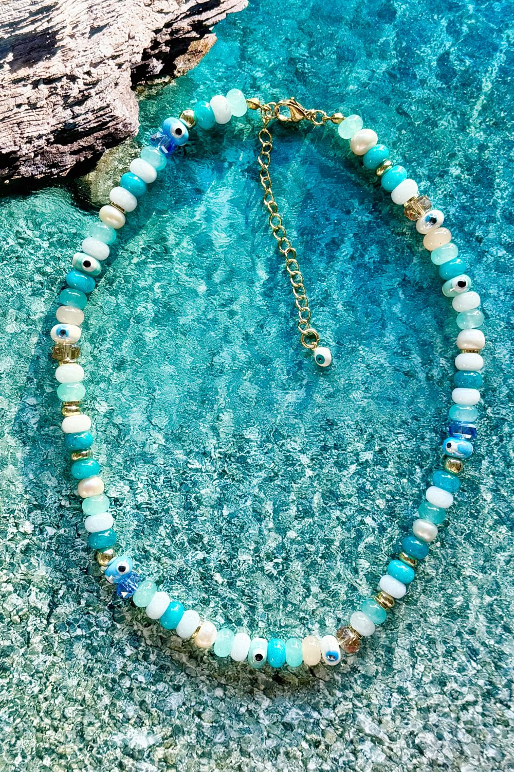 MOSK MELBOURNE AZZURRA NECKLACE - BLUE