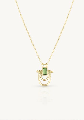 TONI MAY ALLEGRA APATITE NECKLACE - GOLD