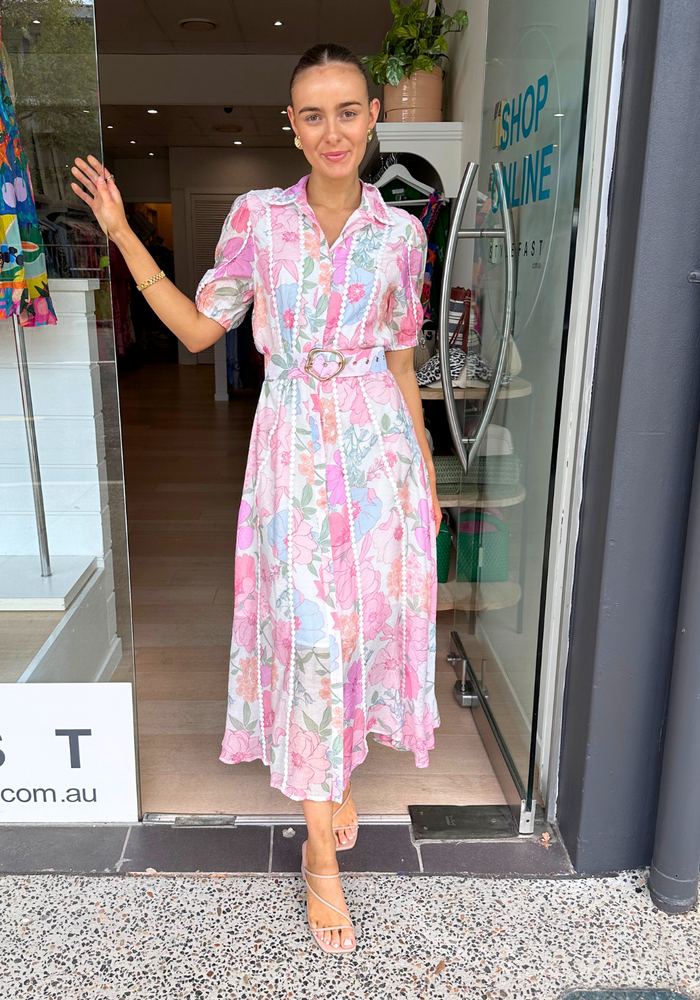 TIANA MAXI DRESS PASTEL PRINT StyleFast
