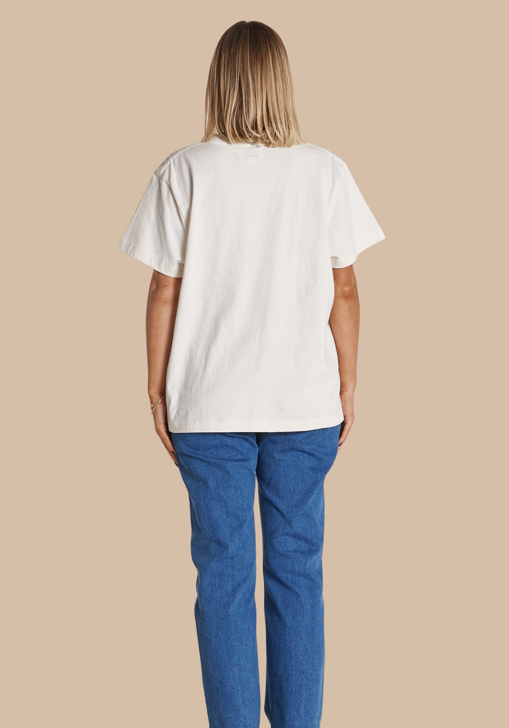 FEATHER + NOISE CARTER TEE - STONE