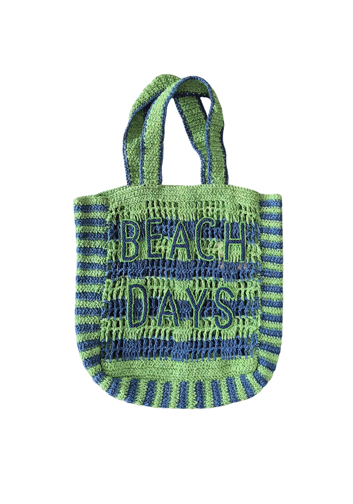 ZODA RAFFIA TOTE - BEACH DAYS