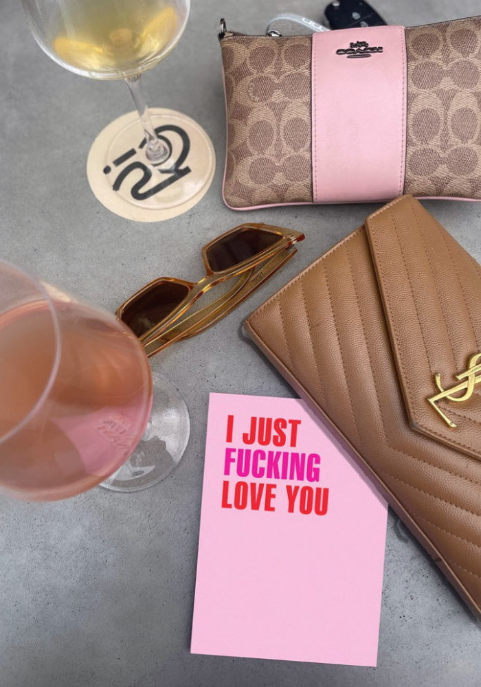 GREETING CARD -  I JUST F**KING LOVE YOU