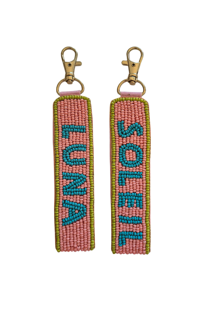 ZODA BEADED KEY CHAIN - SOLEIL LUNA