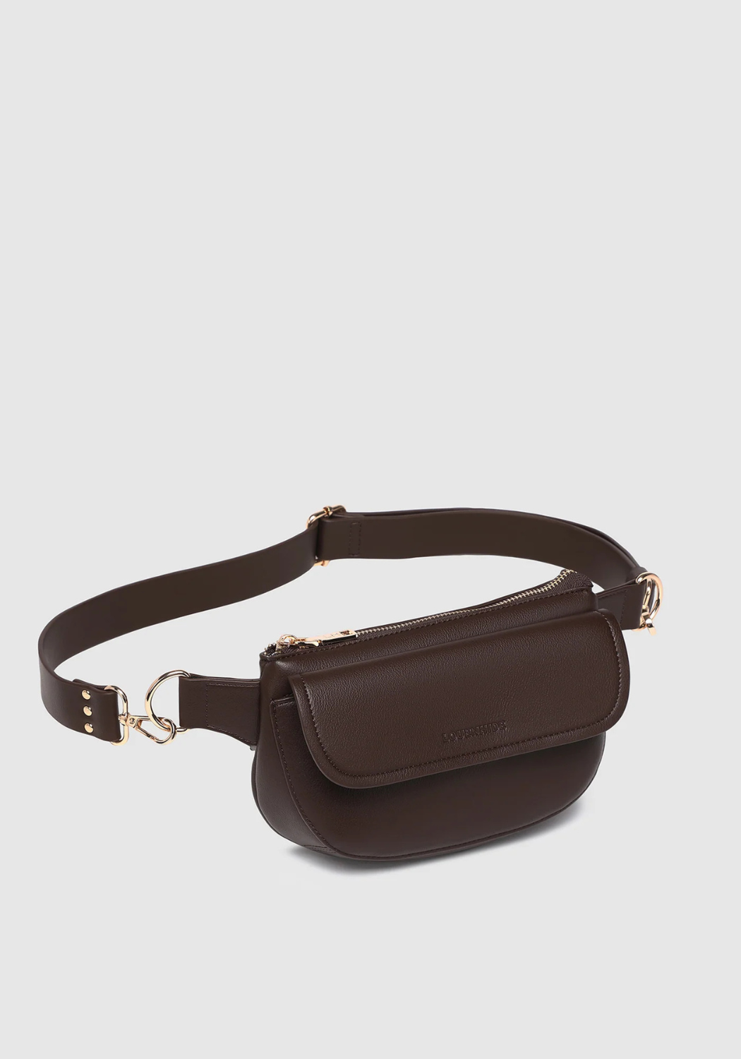 LOUENHIDE LOLA BELT BAG - CHOCOLATE