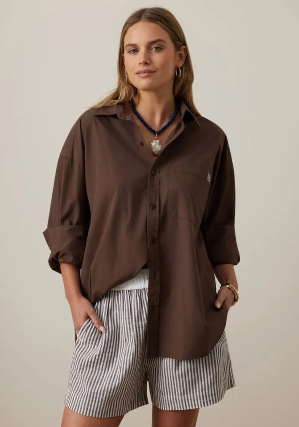 CERES LIFE PETA SHIRT - BRUNETTE BROWN