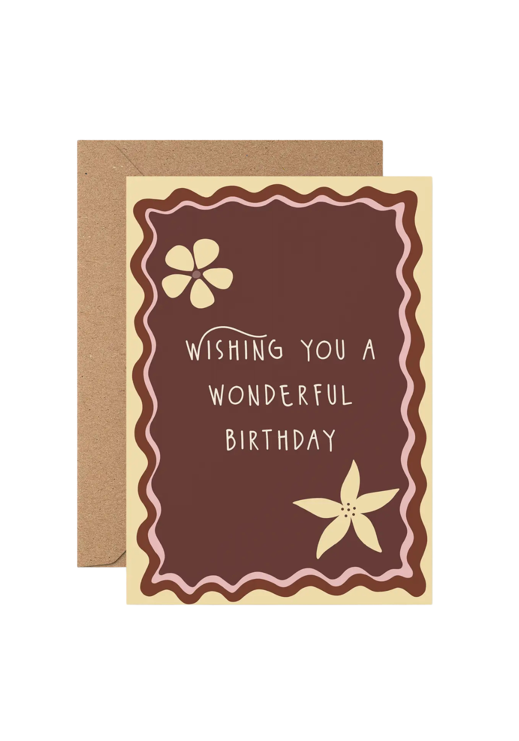 GREETING CARD - WISHING YOU A WONDERFUL BIRTHDAY