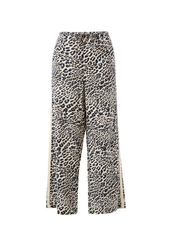 CERES LIFE RELAXED DRAWSTRING PANTS - LEOPARD