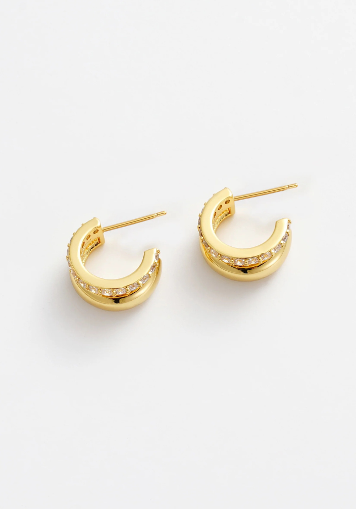 ZAFINO ZOE HOOP - GOLD