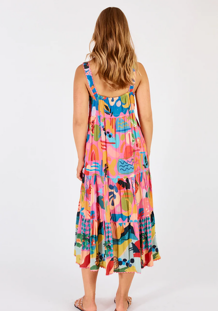 LULALIFE SOLANA SUNDRESS - MELON