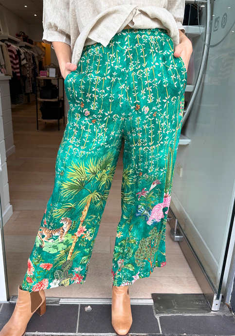 RUBYYAYA NOUVEAU PANT - GREEN