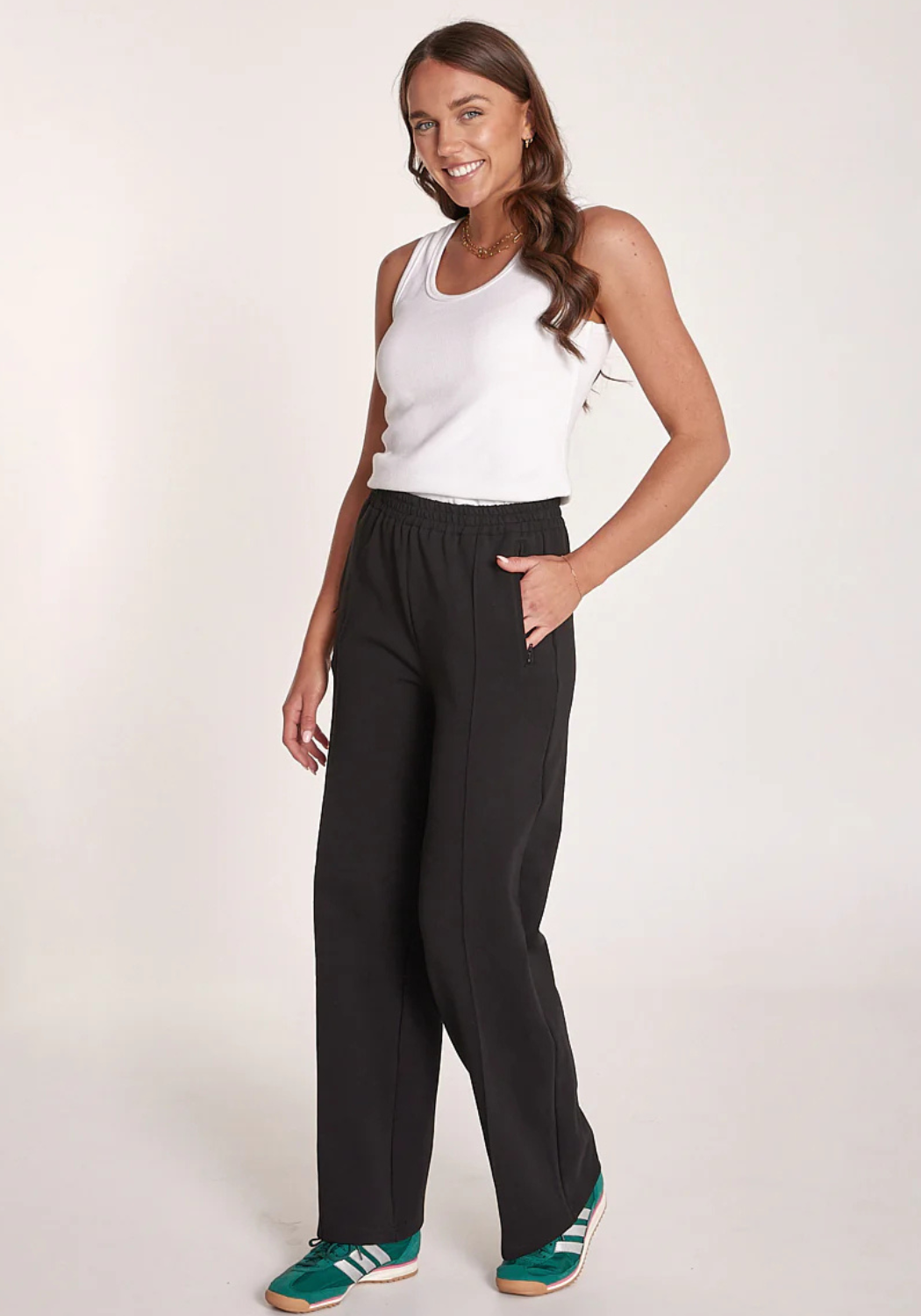 FEATHER + NOISE NOAH FULL LENGTH PANT - BLACK