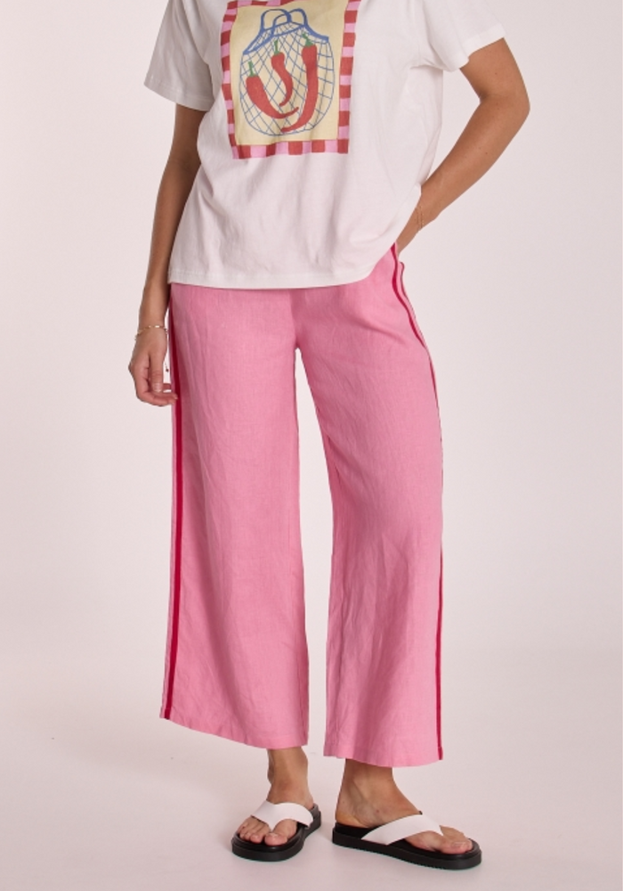 Load image into Gallery viewer, FEATHER + NOISE PARKER CROPPED PANT - PINK