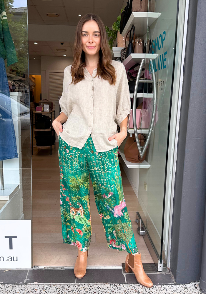 RUBYYAYA NOUVEAU PANT - GREEN