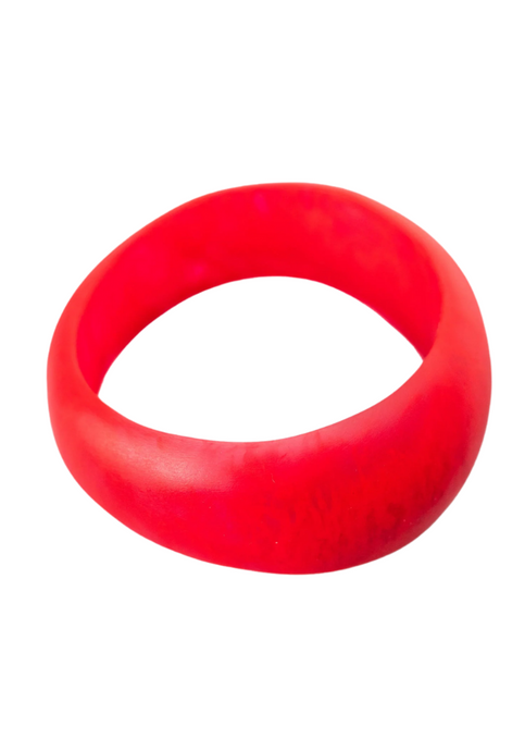 THICK RESIN STACKING CUFF - RED