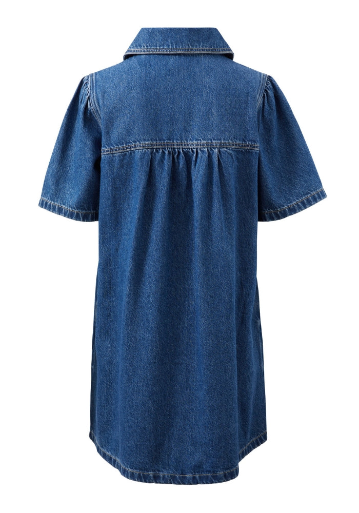 Load image into Gallery viewer, CERES LIFE SIENNA DENIM DRESS - FRESH INDIGO