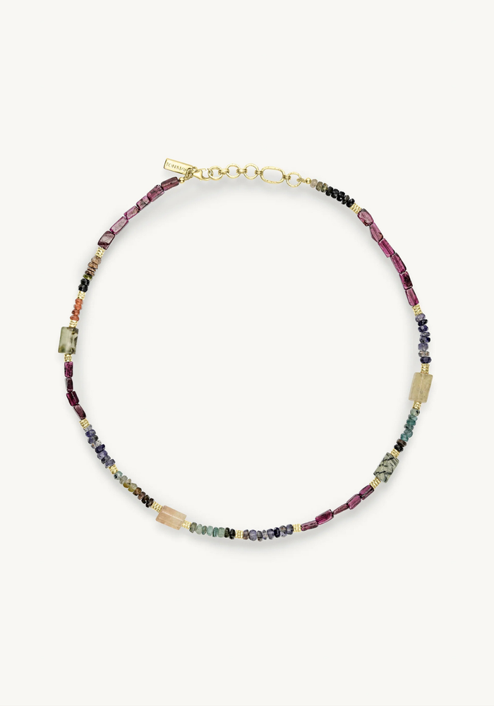 Load image into Gallery viewer, TONI MAY RAVEN NECKLACE - GOLD