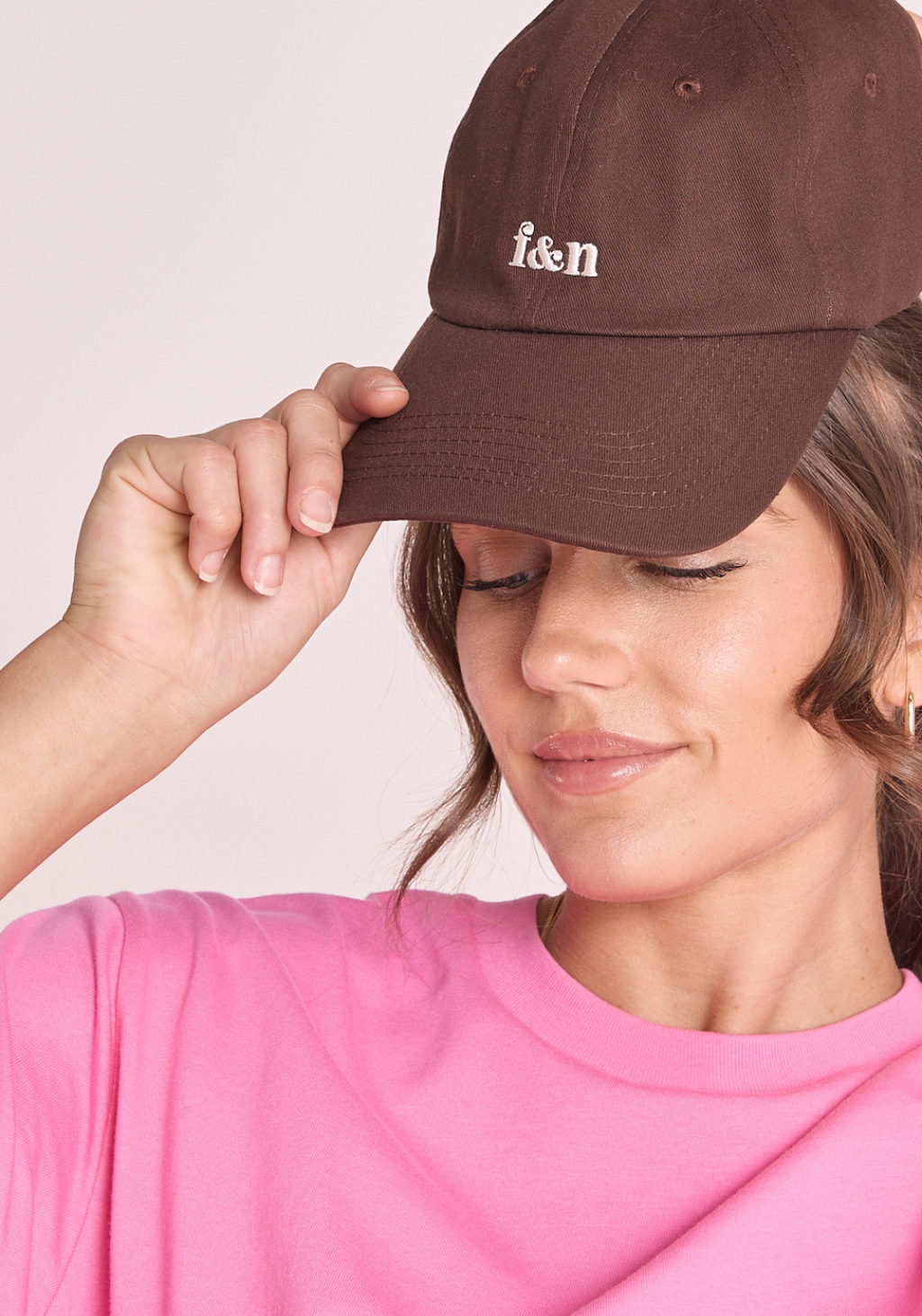 FEATHER + NOISE GIGI CLASSIC CAP - CHOCOLATE