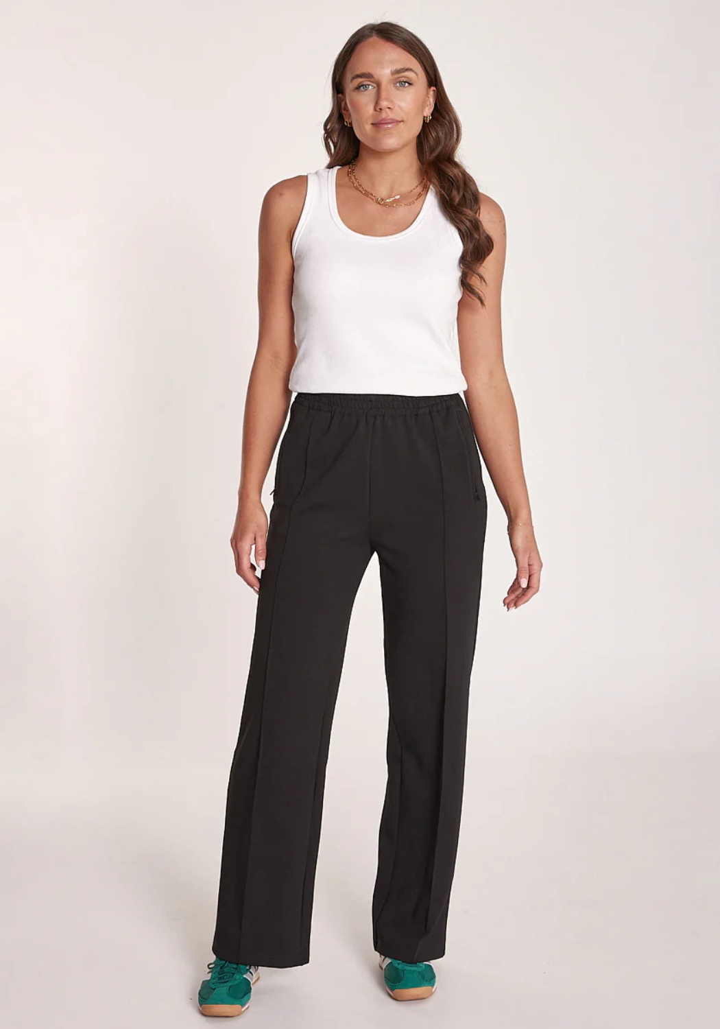 FEATHER + NOISE NOAH FULL LENGTH PANT - BLACK