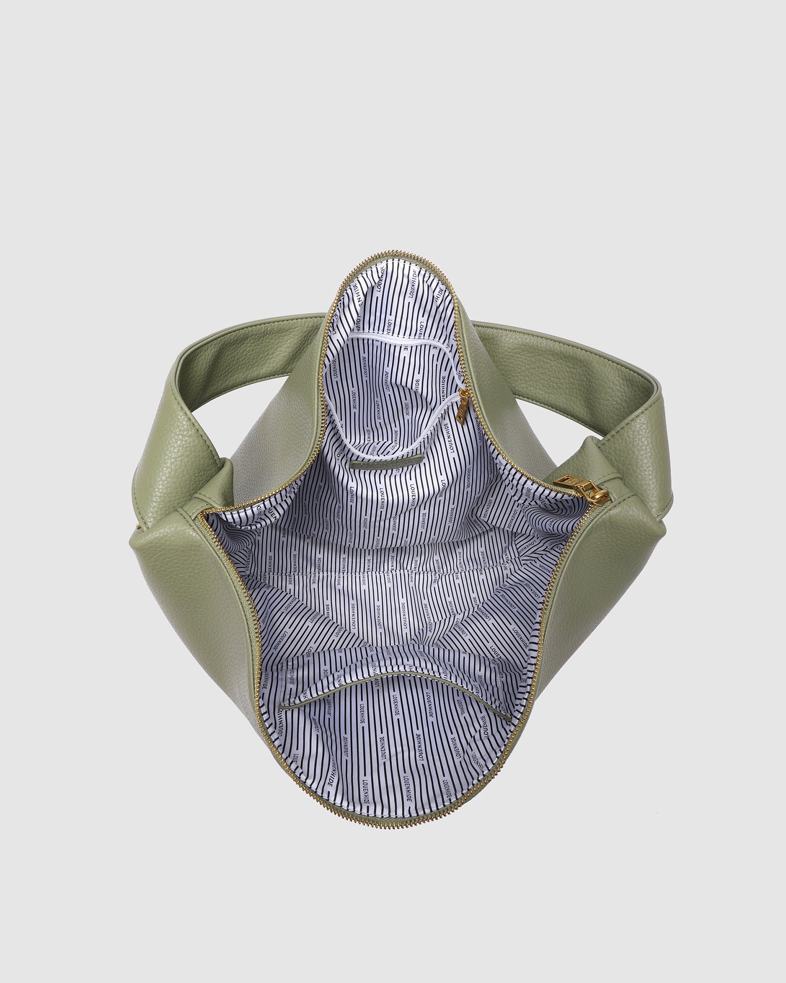 LOUENHIDE MORGAN SHOULDER BAG - SAGE GREEN