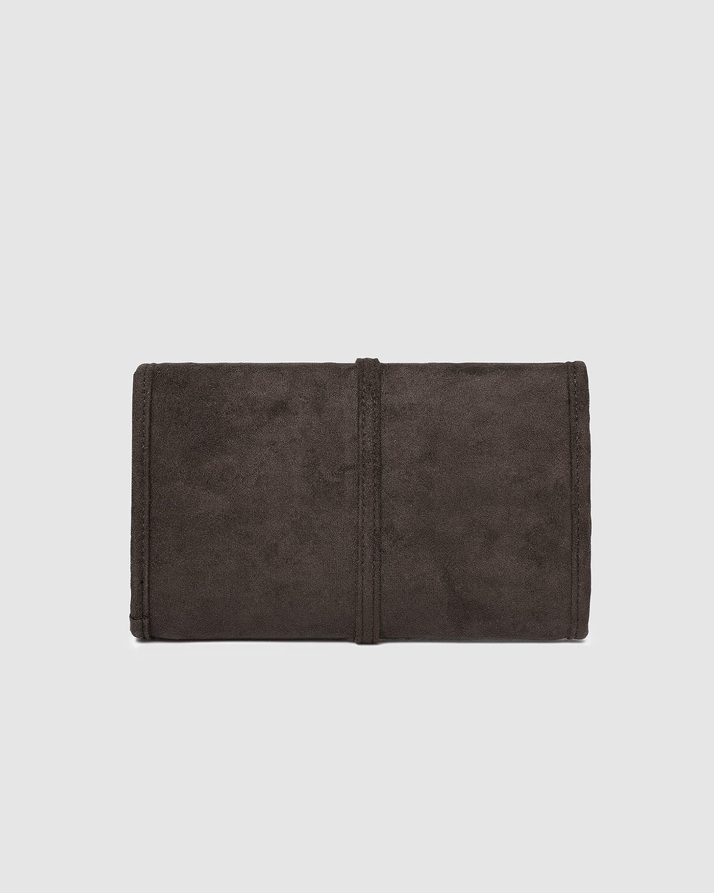 LOUENHIDE CARLA SUEDETTE JEWELLERY SLEEVE - CHOCOLATE