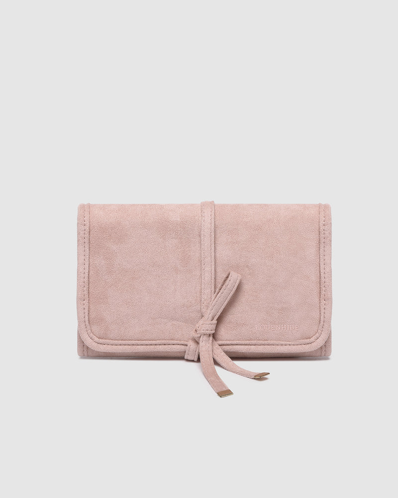 LOUENHIDE CARLA SUEDETTE JEWELLERY SLEEVE - PINK